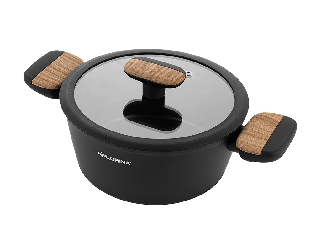 Garnek aluminiowy palato 24cm 4l z/p