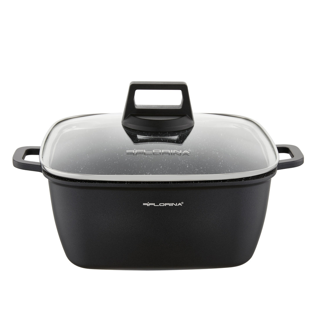 Garnek aluminiowy kwadratowy chef 24x24x10,9cm 4,6l z/p