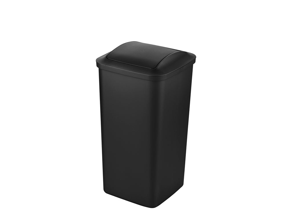 Kosz na śmieci plastikowy jollie czarny 10l
