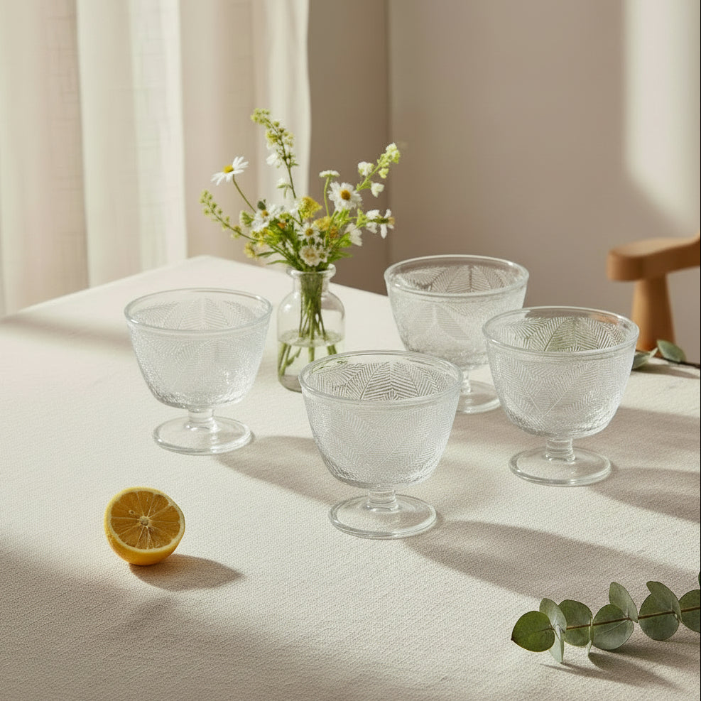 4 x zestaw pucharek do lodów szklany Florina Tropic 310 ml