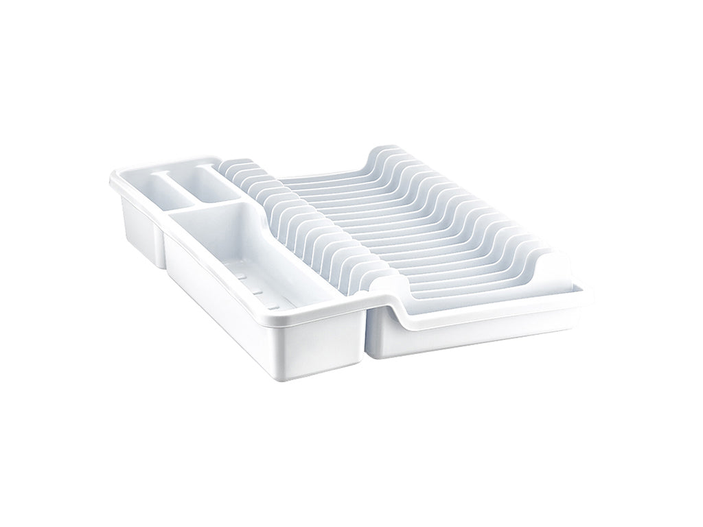 Ociekacz do naczyń plastikowy binio 35,5x30,7x6,7cm biały