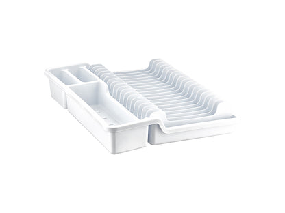 Ociekacz do naczyń plastikowy binio 35,5x30,7x6,7cm biały