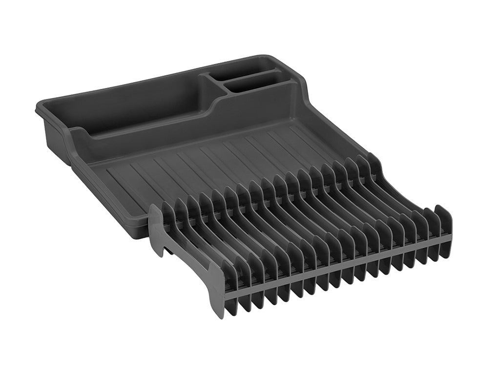 Ociekacz do naczyń plastikowy binio 35,5x30,7x6,7cm antracyt