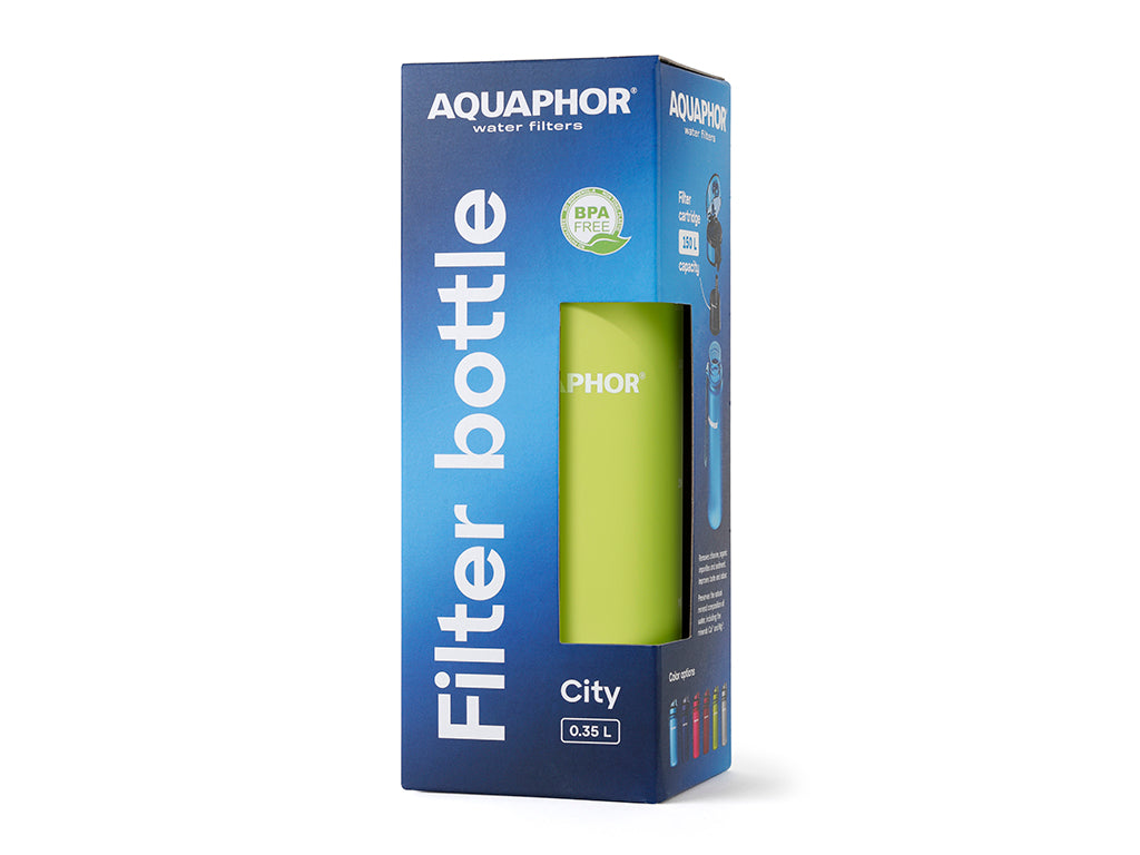 Butelka filtrująca aquaphor city 350ml zielona -aqu 522900
