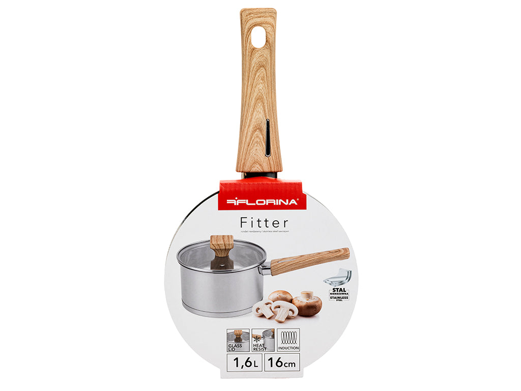 Rondel nierdzewny fitter 16cm 1,6l z/p