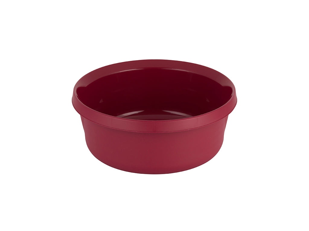 Miska plastikowa matt 2l bordowa