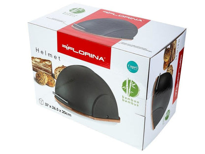 Chlebak helmet 37x26,5x20cm szary