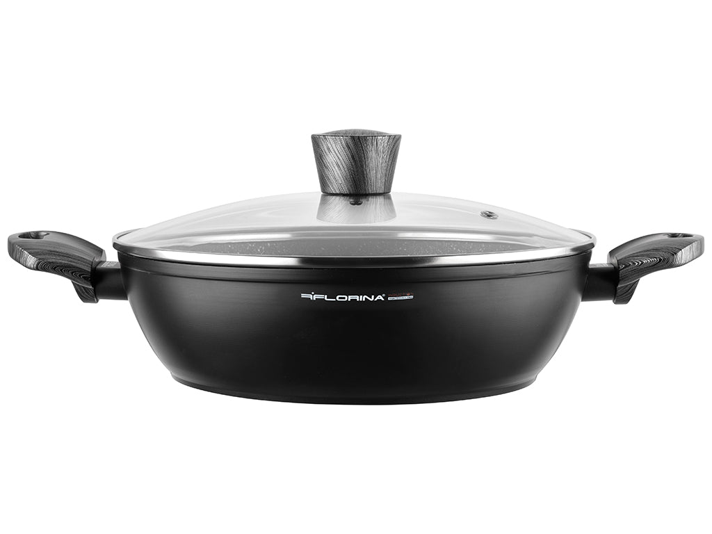 Garnek aluminiowy niski bono 28cm 3,8l z/p mg v.2
