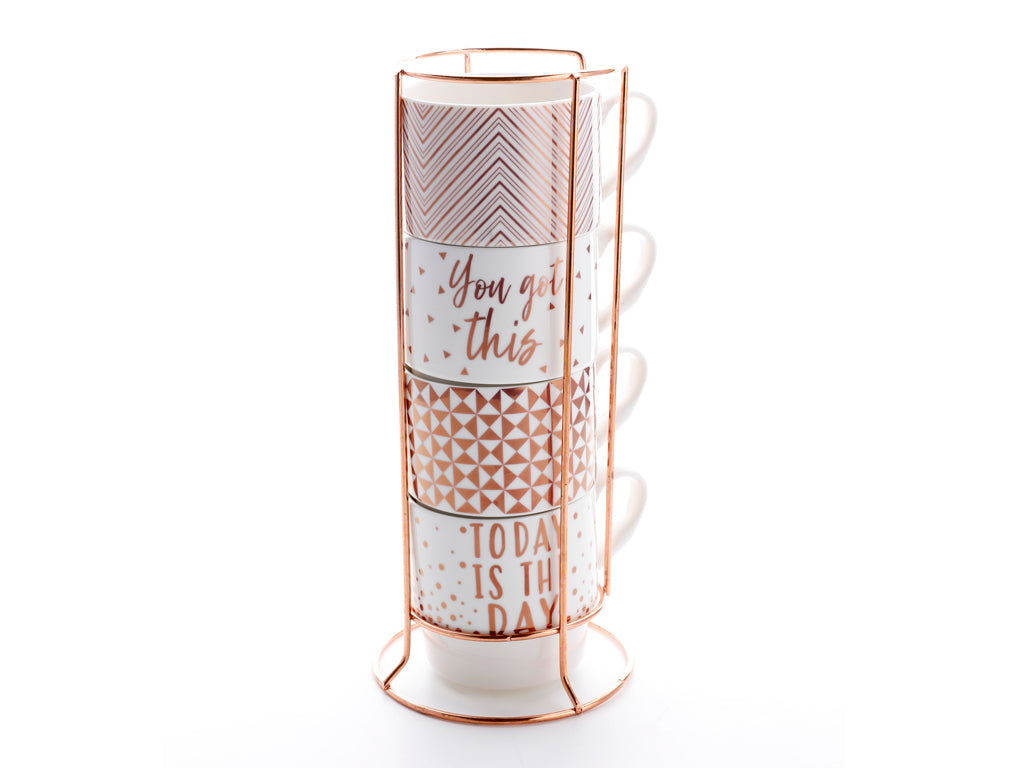 Kubki glamour 330ml kpl. 4 szt .