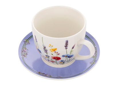 Filiżanka ze spodkiem fiorelle 250ml