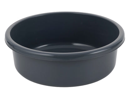 Miska plastikowa okrągła 46cm 20l ciemny szary