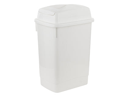 Kosz na śmieci plastikowy easybin 27l biały