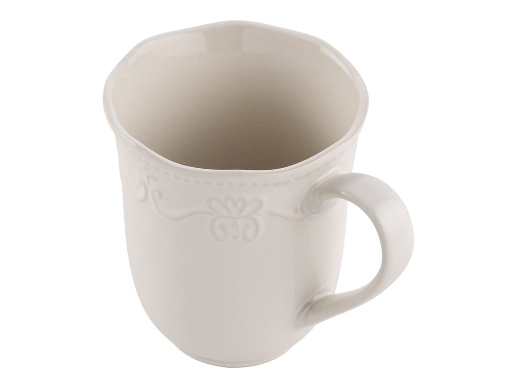 KUBEK RUSTIC WHITE 330ML