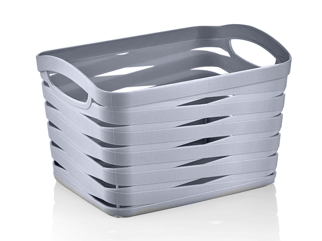 Koszyk plastikowy linea 26x20x17cm 6,6l antracytowe