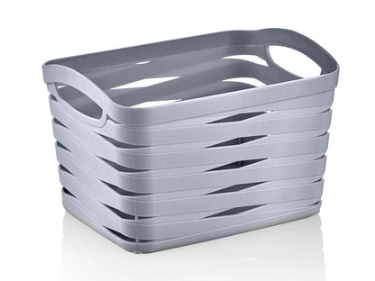 Koszyk plastikowy linea 26x20x17cm 6,6l antracytowe