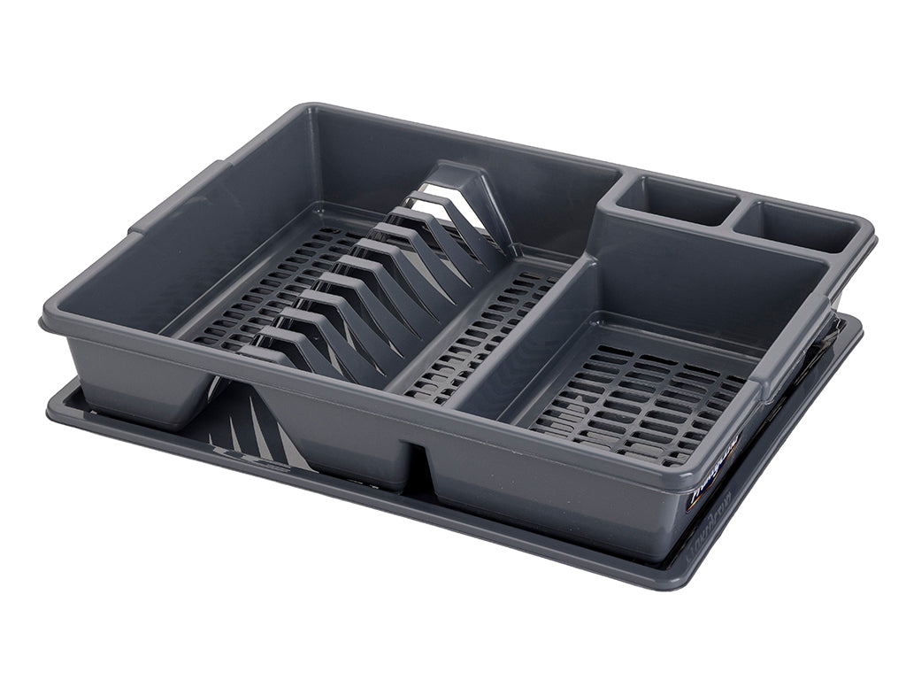Suszarka do naczyń plastikowa classic ciemny szary