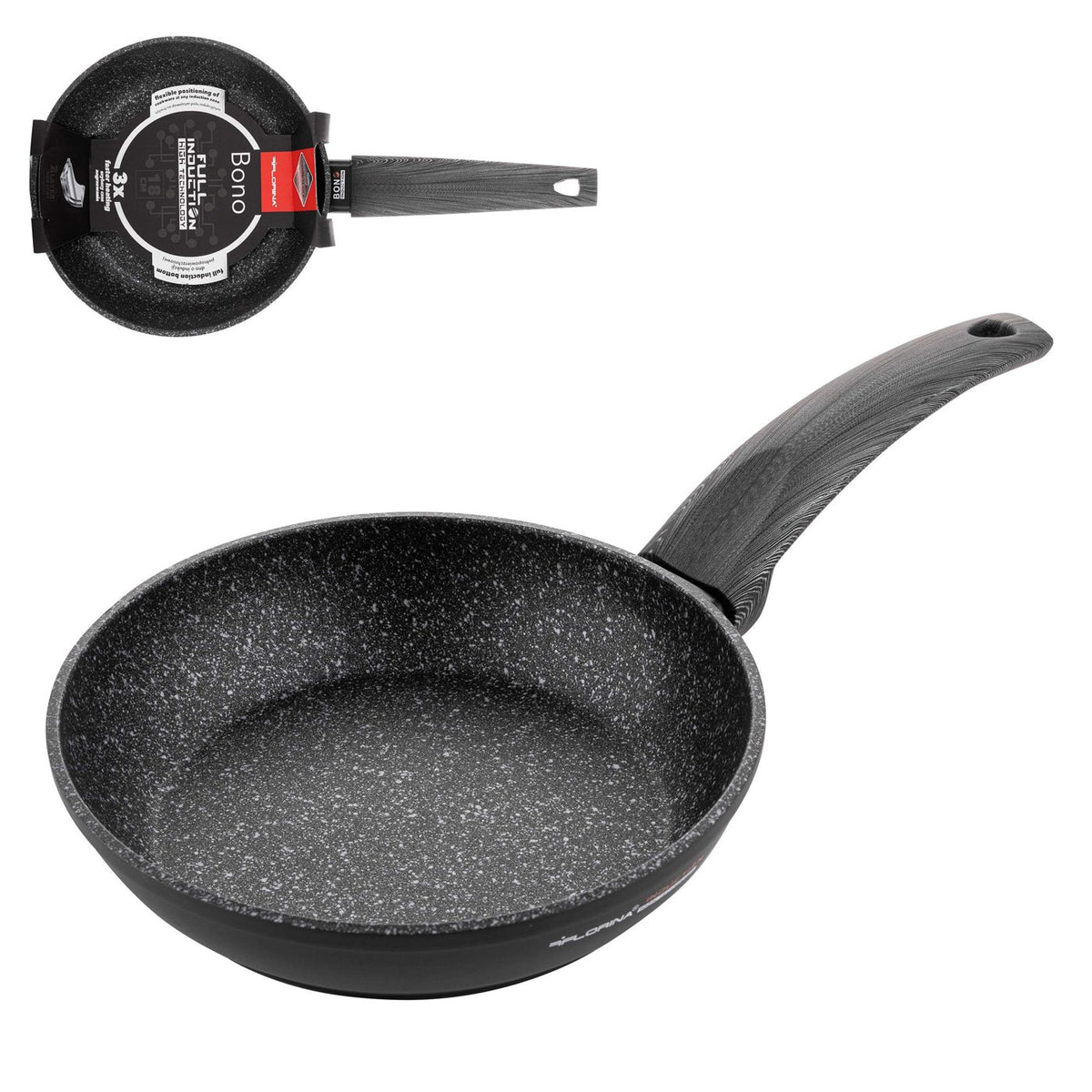 Patelnia aluminiowa bono 18cm