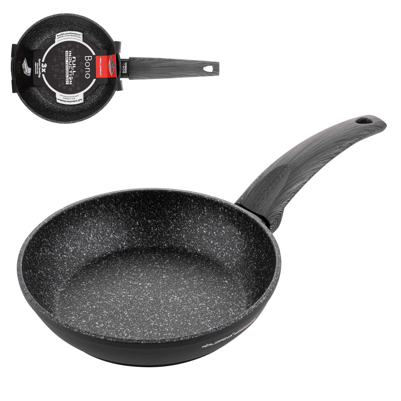Patelnia aluminiowa bono 18cm