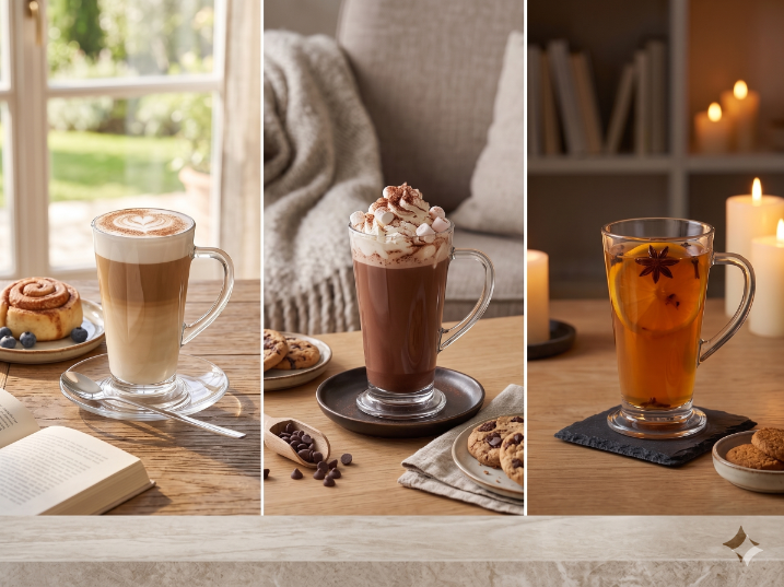 Kubek szklany boston caffe latte 310ml