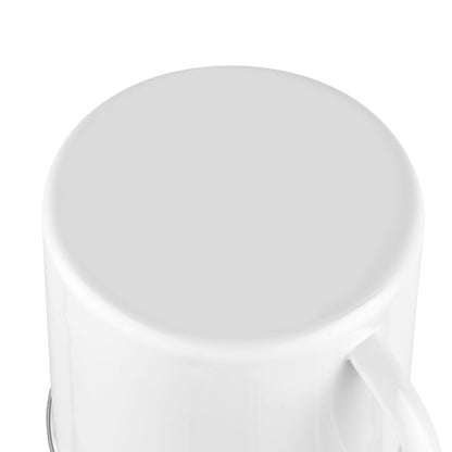 Kubek emaliowany 12cm 1,1l 101p biało-kremowy