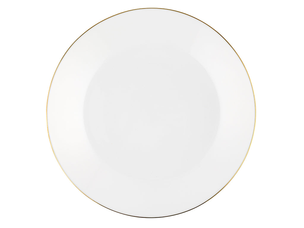 Talerz płytki anelli ze złotym rantem 24cm