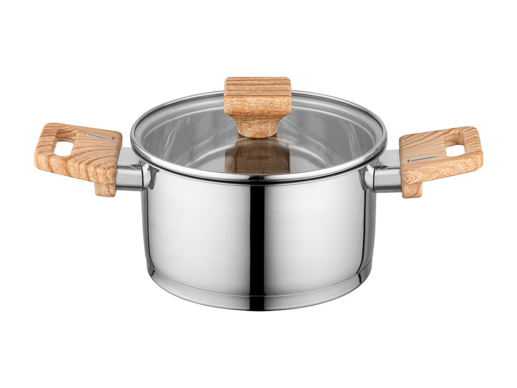 Garnek nierdzewny fitter 18cm 2,5l z/p