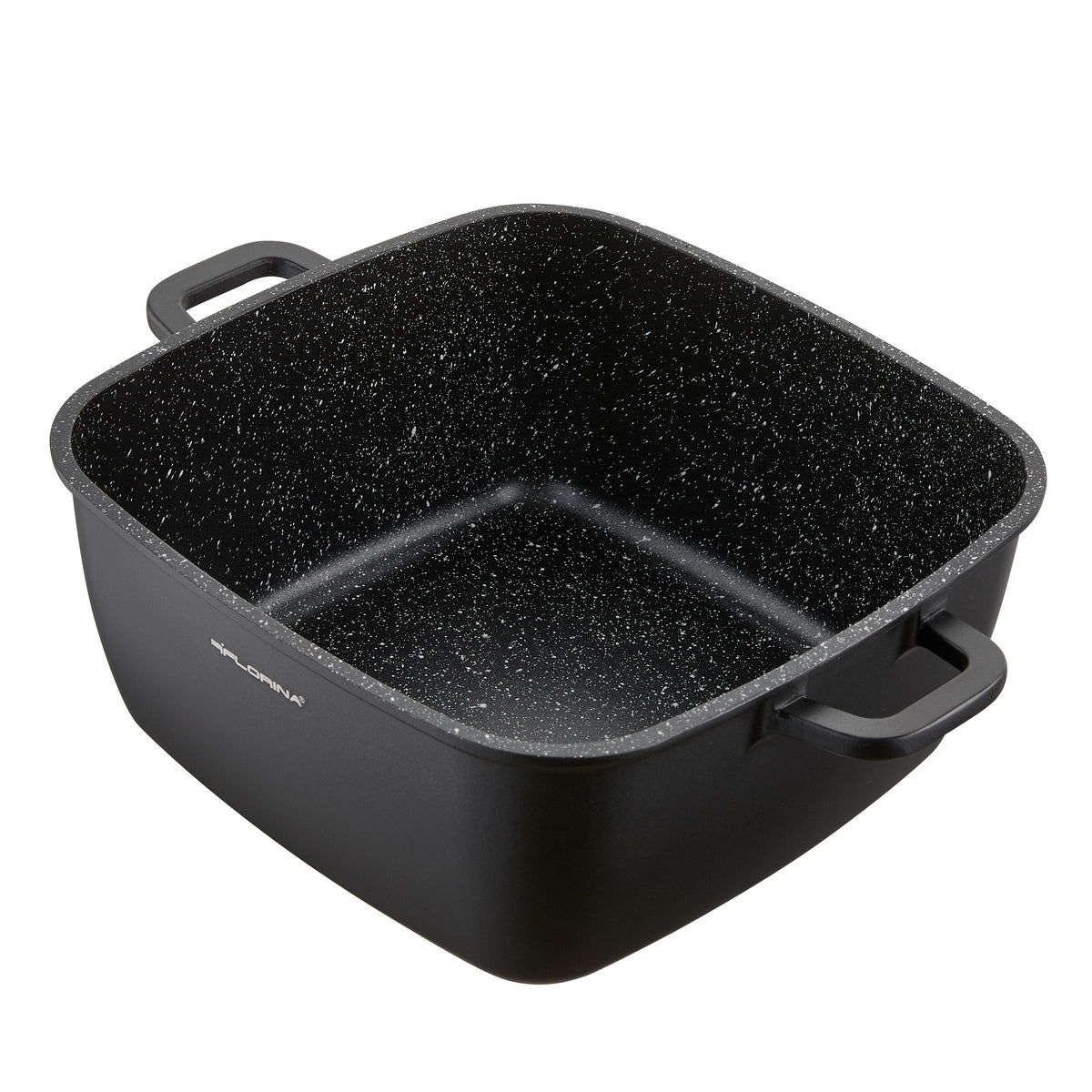 Garnek aluminiowy kwadratowy chef 24x24x10,9cm 4,6l z/p