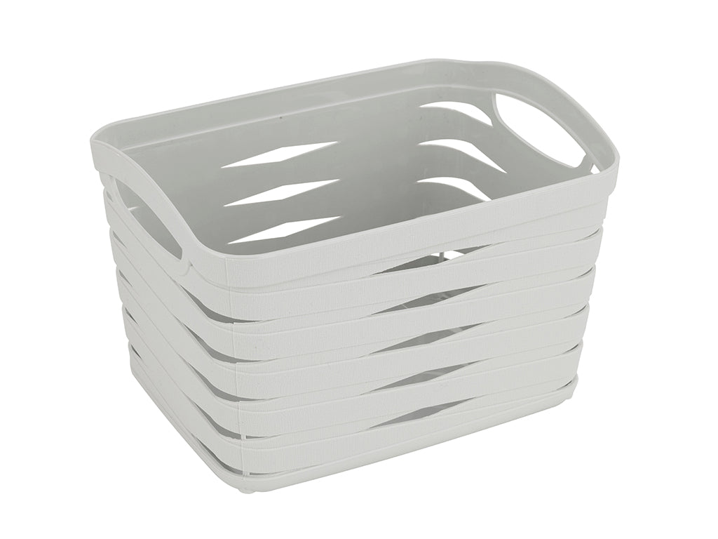 Koszyk plastikowy linea 26x20x17cm 6,6l szary