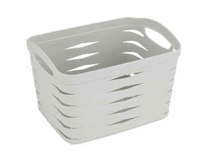 Koszyk plastikowy linea 26x20x17cm 6,6l szary