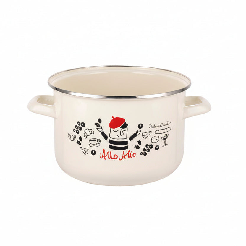 GARNEK EMALIOWANY ALLO ALLO 20CM 4,2L MG V.2
