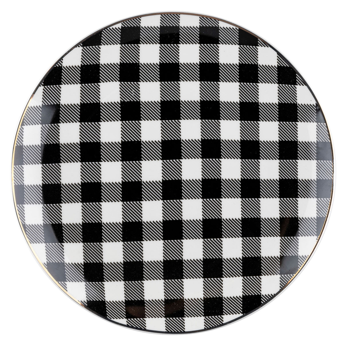 Talerz głęboki winter glam grid 21,5cm
