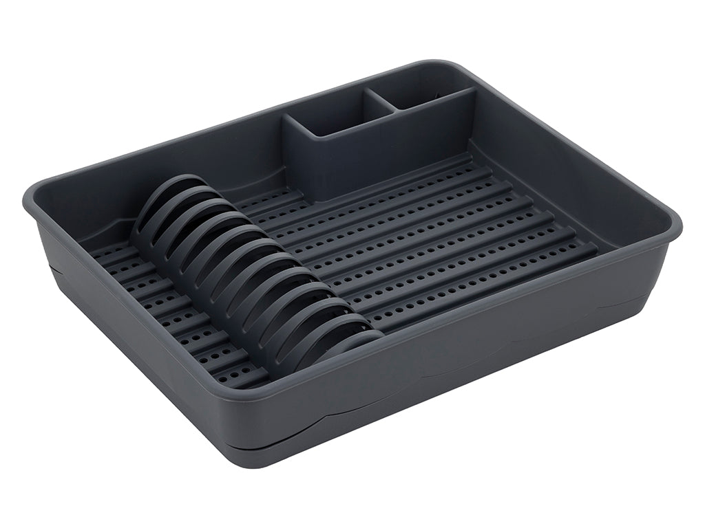 Suszarka do naczyń plastikowa classic ii ciemny szary