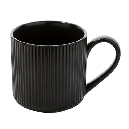 Filiżanka ze spodkiem bambusowym alisa 260ml czarna