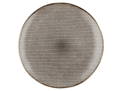Talerz płytki stripes gray 26,5cm