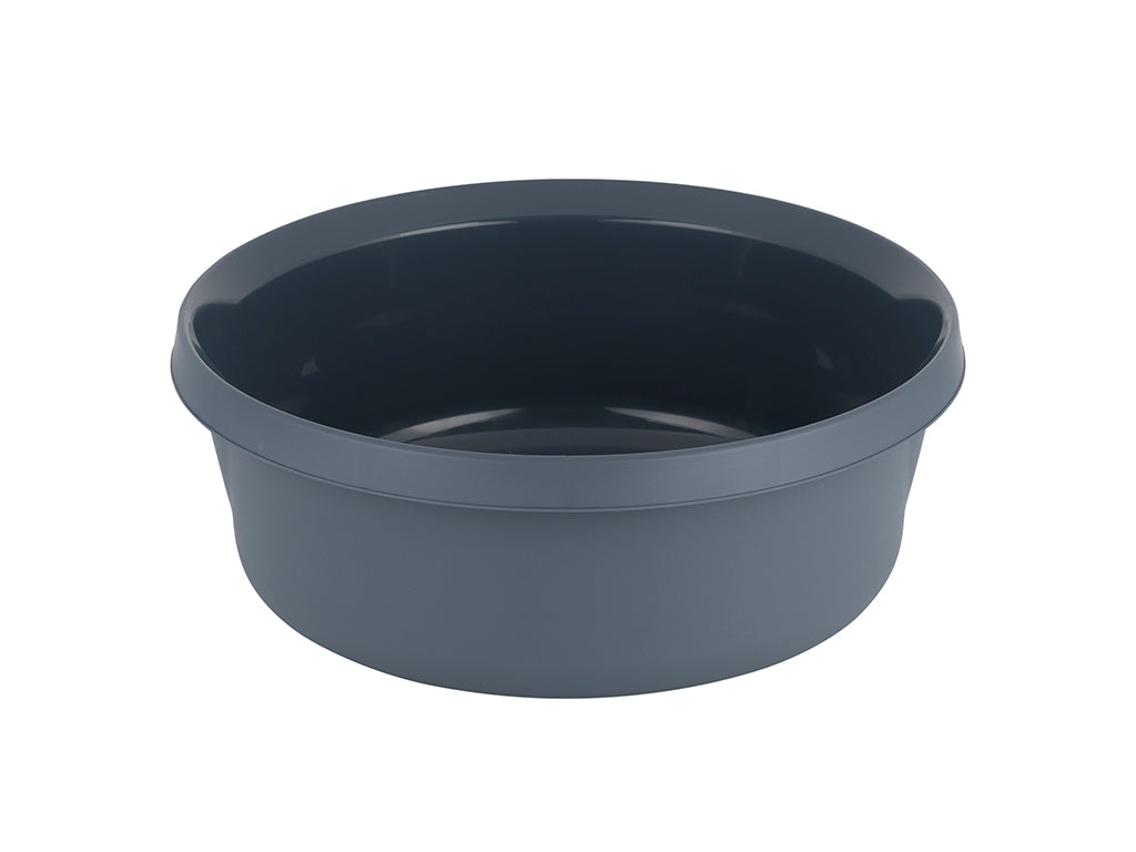 Miska plastikowa matt 9l szara
