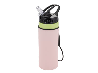 BUTELKA SILIKONOWA FLEXIE RÓŻ 450ML