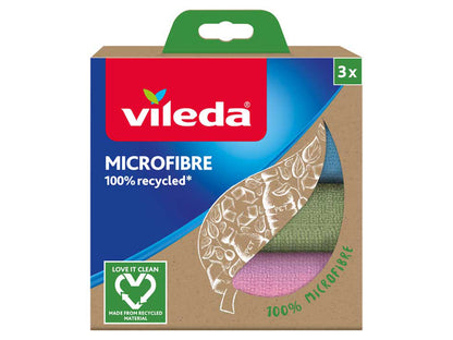 Ściereczka vileda mikrofibra 100% recycled 3 szt. -vil 168310