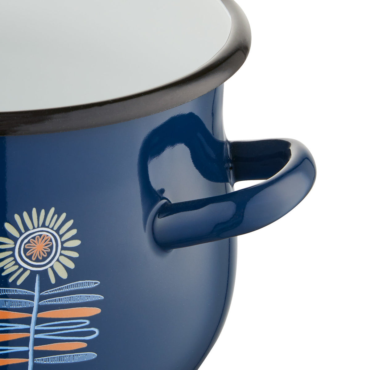 Garnek emaliowany baryłka polino 20cm 3,5l z/p