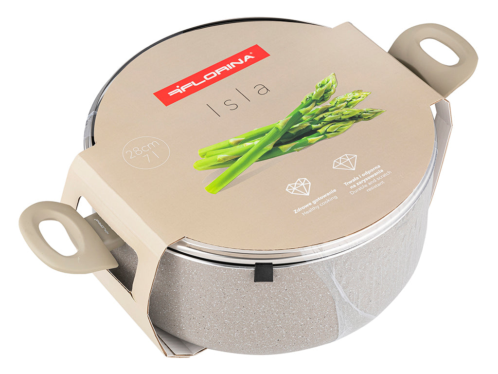 Garnek aluminiowy isla 28cm 7l z/p