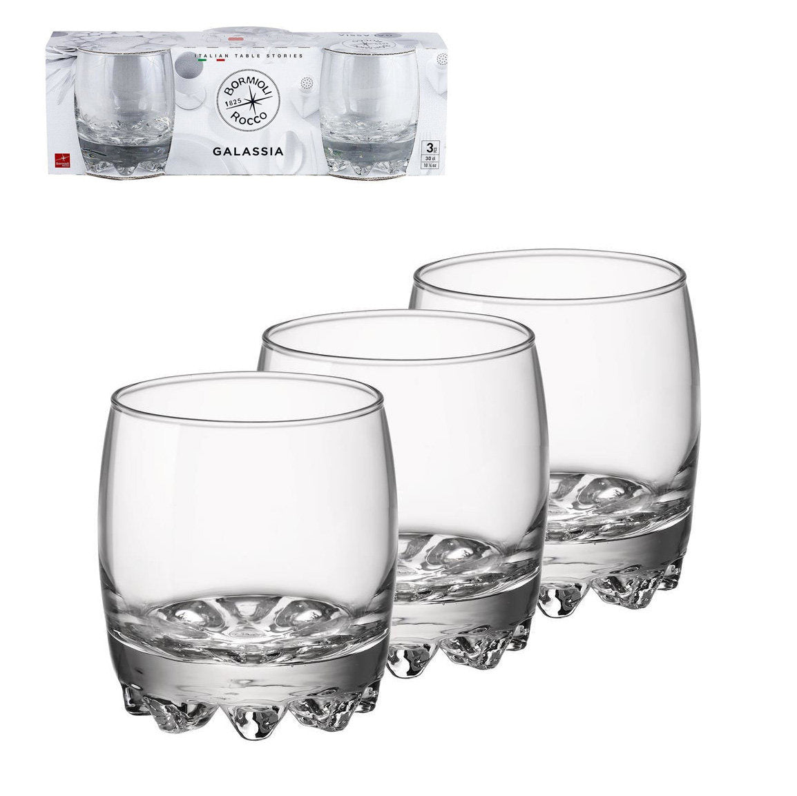 Szklanka do wody galassia 300ml 3szt.