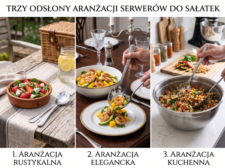 Sztućce serwer do sałaty palacio 2el. blister