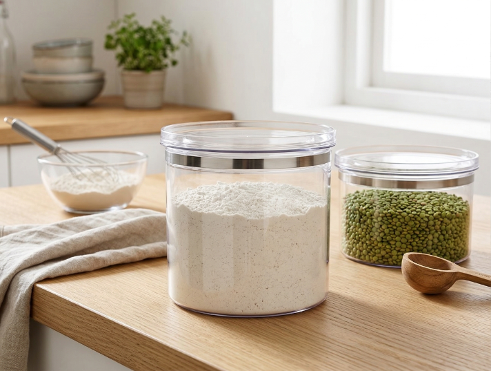 Pojemnik plastikowy stockholm na artykuły sypkie 800ml -pt 5316
