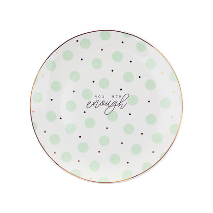 Talerz deserowy mint dots 20cm