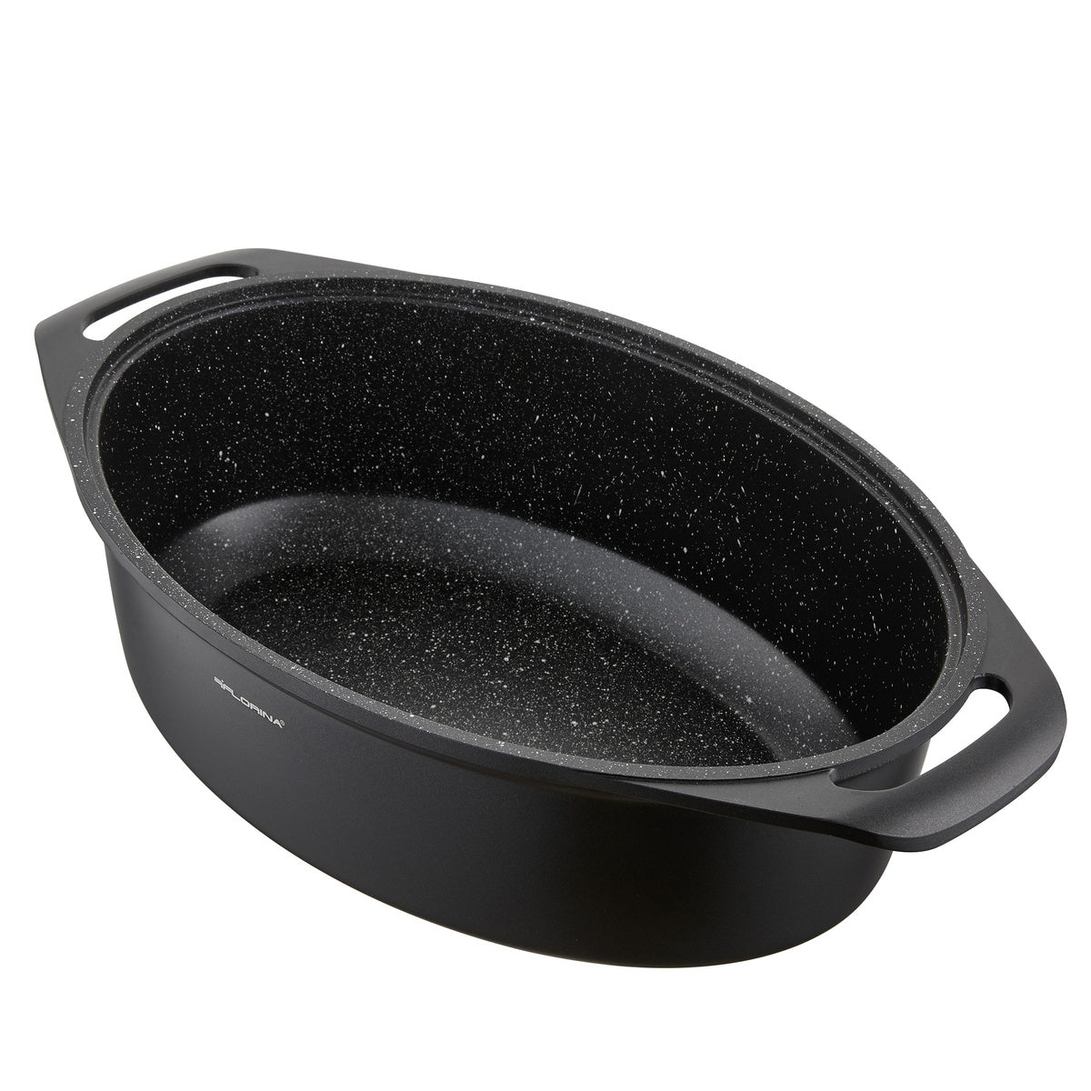 Brytfanna aluminiowa owalna chef 39,5x28,5x12,3cm 7,3l z/p
