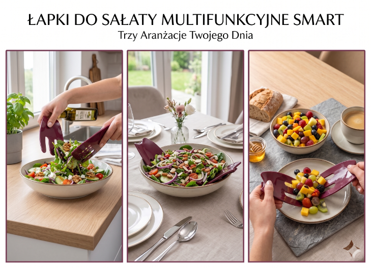 Łapki do sałaty mulifunkcyjne smart