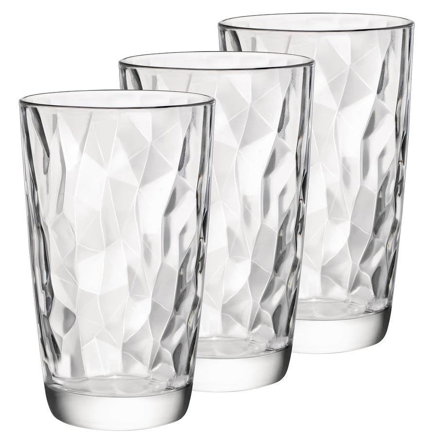 Szklanka diamond long drink 470ml 3szt.