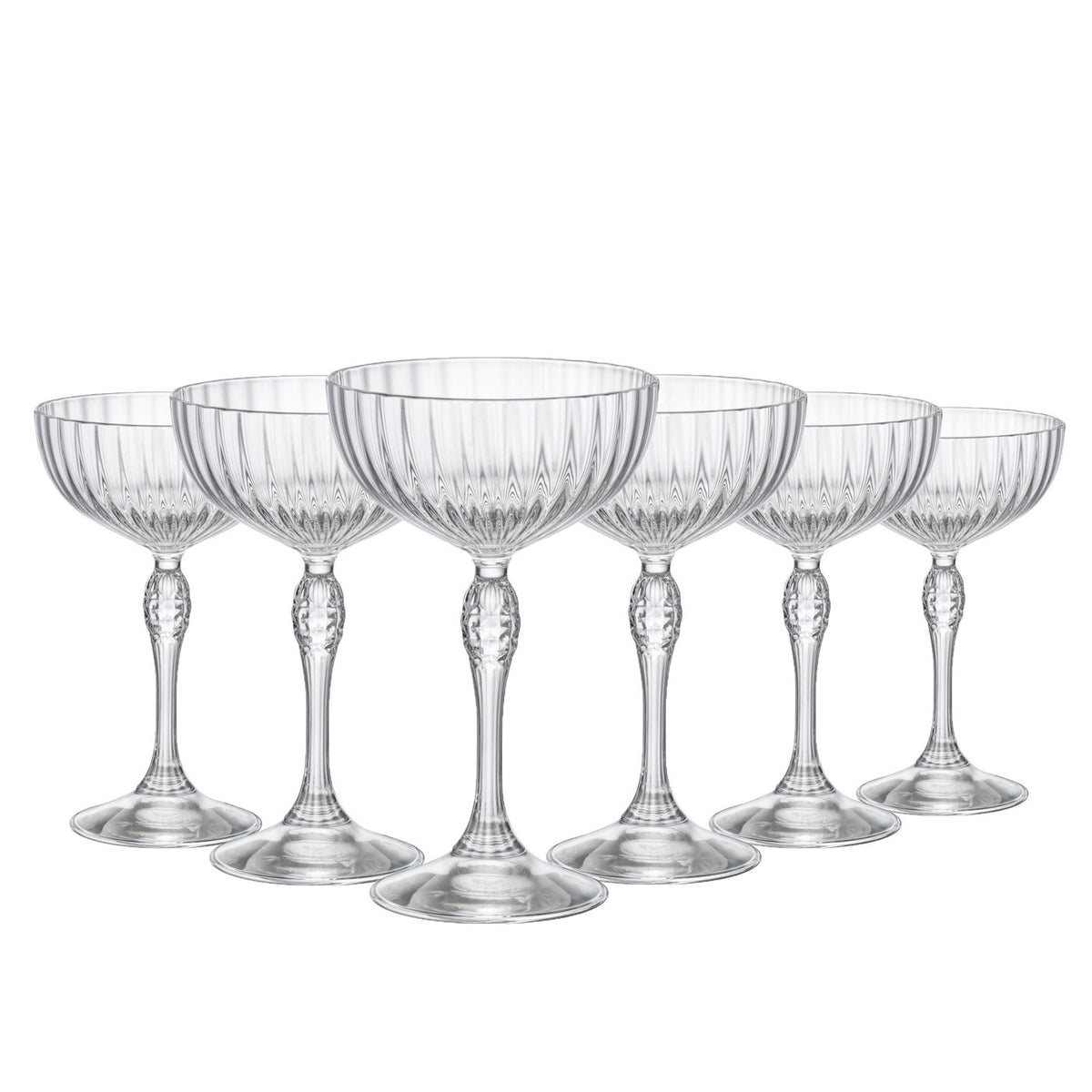 Kieliszki america 20s cocktail 220ml ml 6szt-borm
