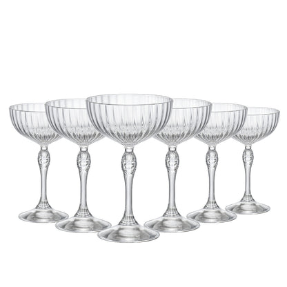 Kieliszki america 20s cocktail 220ml ml 6szt-borm