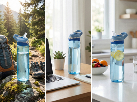 Butelka plastikowa sisi 750ml blue