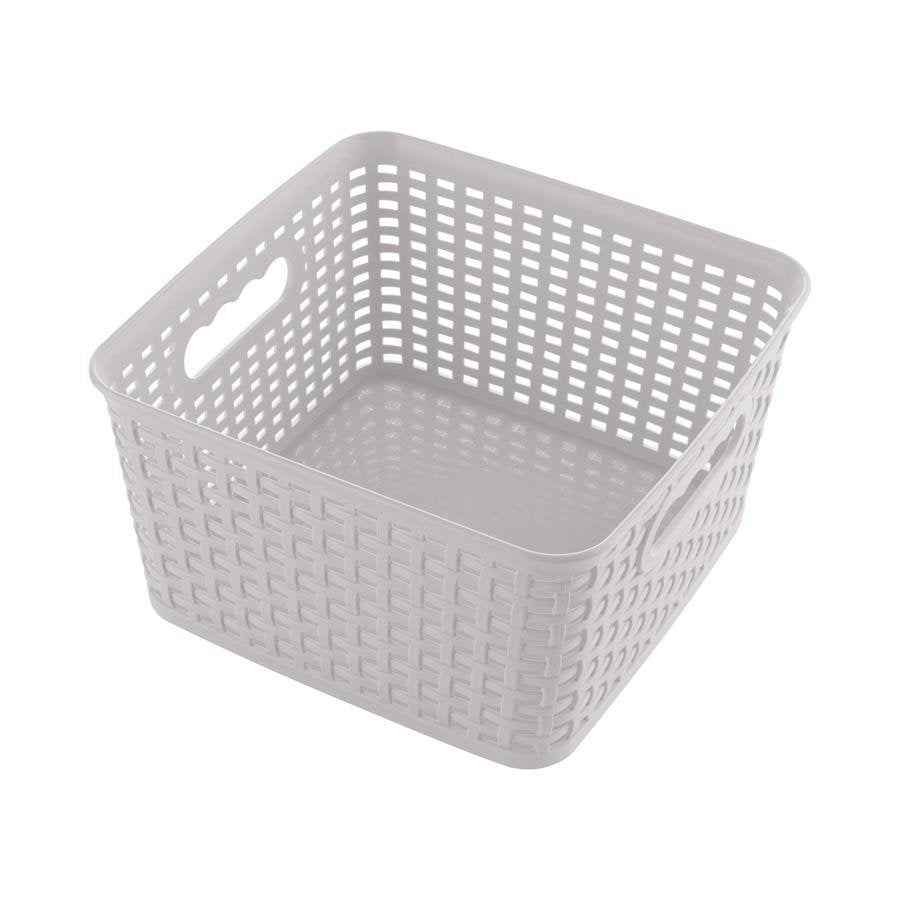 Koszyk rattan kwadratowy capri 4,5l beżowy